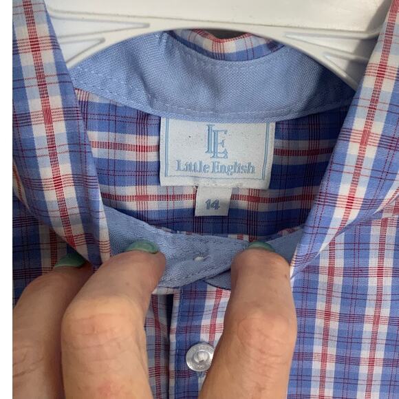 Little English Button Down- Paddington Plaid - Picture 2 of 3